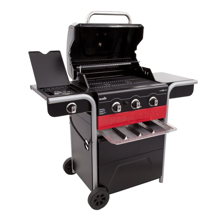 CharBroil Char Broil Gas2Coal 3 Burner Hybrid Combo Gas Charcoal